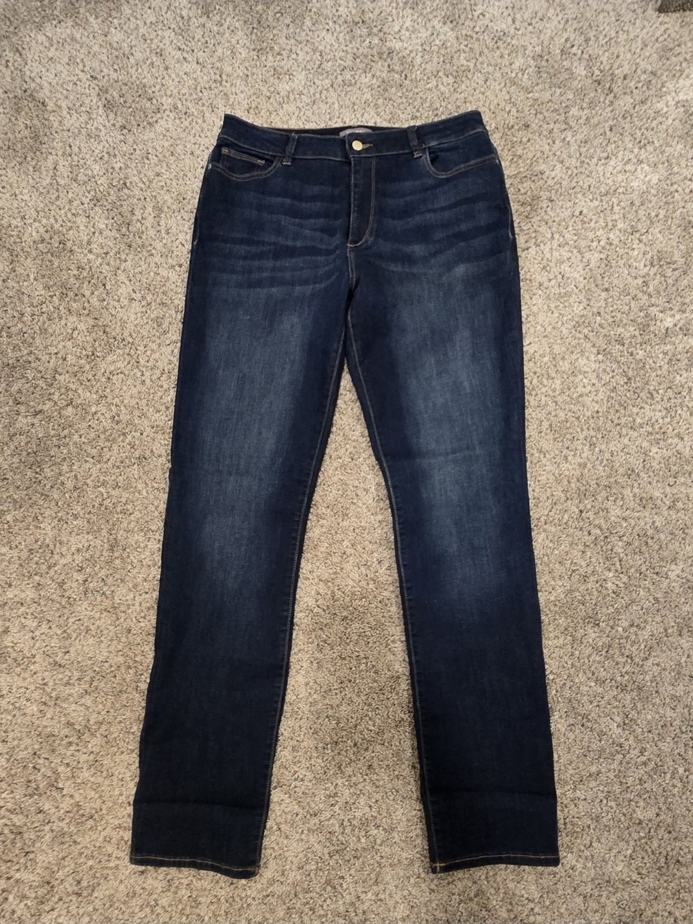DL1961 Skinny Jeans in Dark Blue Wash